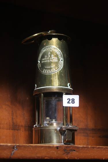 An Eccles Miner's lamp