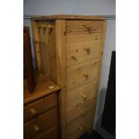 Pine narrow drawers