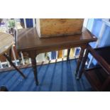 Mahogany card table