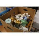 Box of assorted Royal Worcester etc.