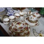 Royal Albert Old Country Roses tea set