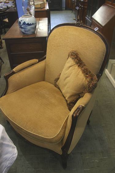 A pair of Continental armchairs