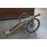 A decorative model cannon