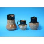 Three Royal Doulton water jugs