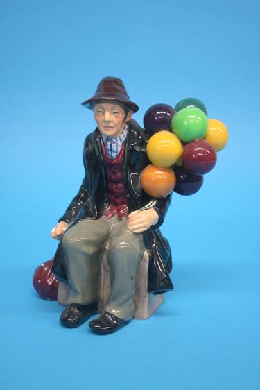 A Royal Doulton 'The Balloon Man', HN 1954 and 'The Balloon Seller', HN 1315 - Image 3 of 3