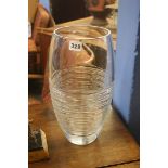 A Jasper Conran Waterford crystal vase