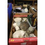 A quantity of household items, including china etc.