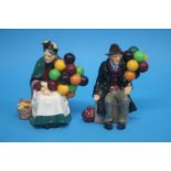 A Royal Doulton 'The Balloon Man', HN 1954 and 'The Balloon Seller', HN 1315