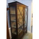 An Edwardian mahogany china cabinet