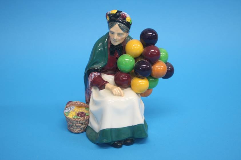 A Royal Doulton 'The Balloon Man', HN 1954 and 'The Balloon Seller', HN 1315 - Image 2 of 3