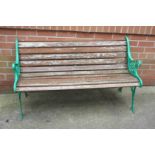 A garden bench