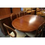 A Barker and Stonehouse eight piece dining room suite