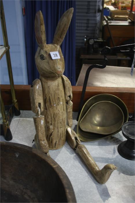 A jointed rabbit