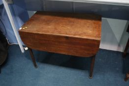 A mahogany Pembroke table and one other