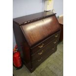 A mahogany bureau