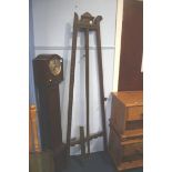 A mahogany easel