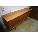 A teak sideboard