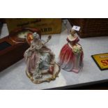 A Royal Doulton figure 'Roseanna' and one other