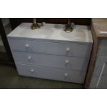 Painted chest of drawers