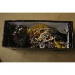 Assorted costume jewellery