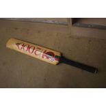 Autographed cricket bat