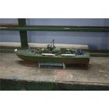 Radio controlled model boat