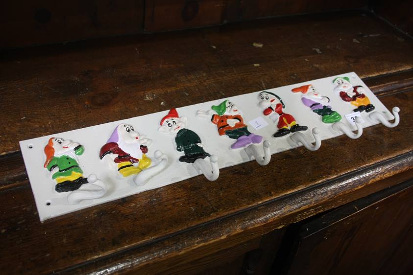 Seven dwarves coat rack