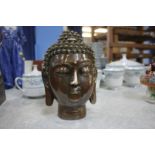 A Buddha head