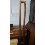 A Danish? teak shelf with three adjustable shelves