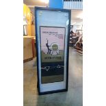 A framed Pink Floyd play bill