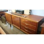 A teak sideboard