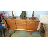 A small teak sideboard