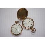 Two plated pocket watches