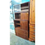 A teak Danish wall unit