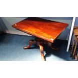 A mahogany hall / side table