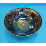 A Crown Devon lustre bowl (a/f)