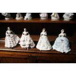 Four Royal Worcester figures