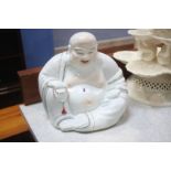 A model of a seated Buddha