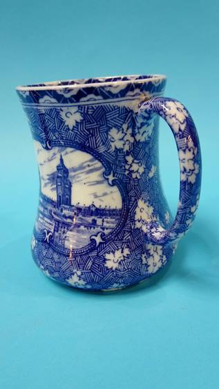 A Maling North East coast Exhibition mug and plate - Image 3 of 6