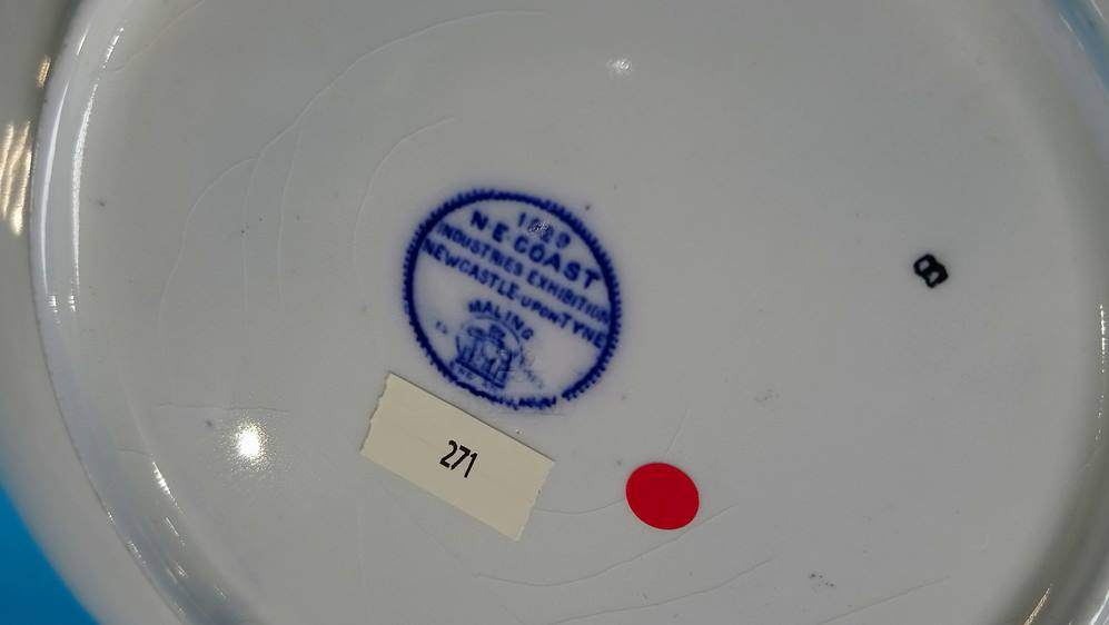 A Maling North East coast Exhibition mug and plate - Image 6 of 6