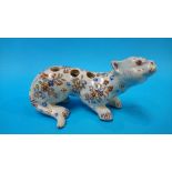 A Faience cat