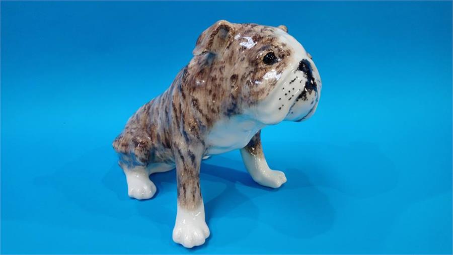 A Winstanley pottery bulldog