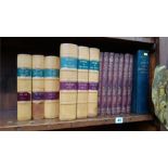 14 Various volumes, some leather bound