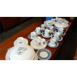 A large quantity of Wedgwood Susie Cooper design 'Glen Mist'