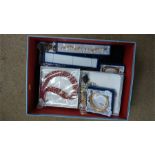 A large box of modern jewellery