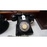 A Bakelite telephone