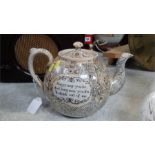 A Sunderland lustre tea pot