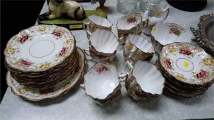 A Melba tea set