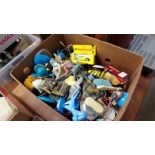 A box containing various toys