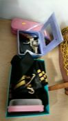 Two boxes of costume jewellery
